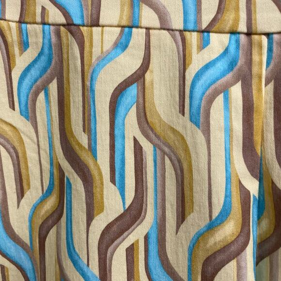 J. McLaughlin Womens Cropped Flat Front Printed Pants Size 6 Pull On Stretch - Picture 2 of 5